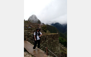 Cathysan au Machu Picchu, Pérou Cordillère des Andes