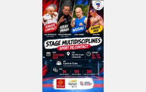Stage multidiscpline – Sport de contact (payant)